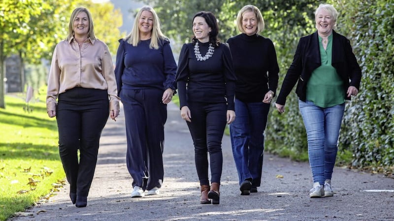 The team behind Awaken Angels (L-R): Clare McGee, Sinead Crowley, Mary Carty, Denise McQuaid and Mary McKenna. 