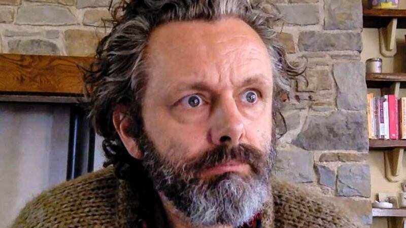 Michael Sheen in the lockdown comedy Staged on BBC 1 at 9.40pm