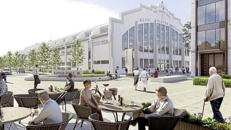 An artist&#39;s impression of the new King&#39;s Hall health hub 