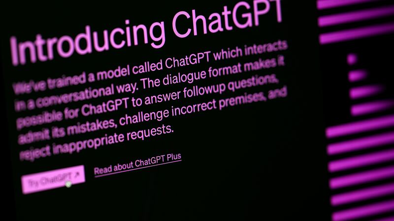 The ChatGPT website