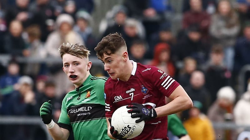 Having reached the last two finals, Conor Devlin (left) and his Holy Trinity, Cookstown team-mates are in danger of not qualifying for the knock-out stages of this year's Danske Bank MacRory Cup