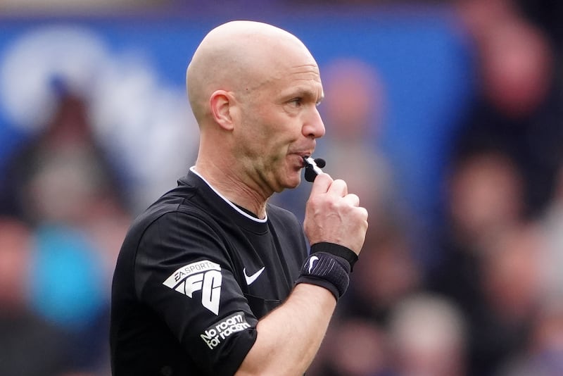 Anthony Taylor, who refereed Nottingham Forest’s match on Sunday, is one of eight English officials named for Euro 2024 this summer