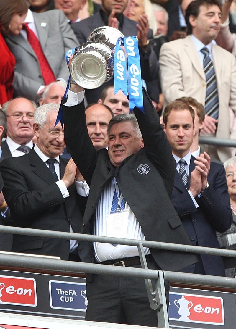 Chelsea's 2010 FA Cup triumph made it a memorable season under Ancelotti