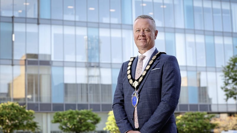 NI Chamber president Cathal Geoghegan, speaking at the business group&#39;s President&#39;s Banquet in ICC Belfast, told 900 guests: &ldquo;It&rsquo;s frustrating that for yet another year, at this time, from this very stage, we must ask: When do we get our government back?&rdquo; 
