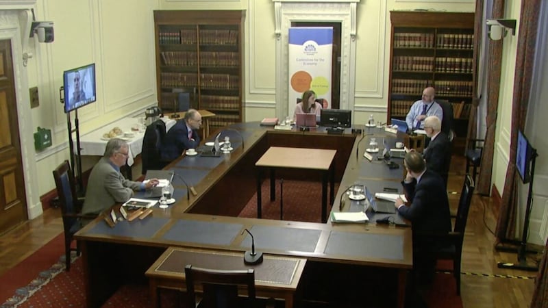 Stormont&#39;s economy committee was briefed on the department&#39;s proposed budget for the next three years. 