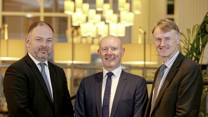 Pictured are: Patrick Magee, CCO, British Business Bank; Paul Millar, chief executive, WhiteRock Capital Partners and William McCulla, director of corporate finance, Invest Northern Ireland. 