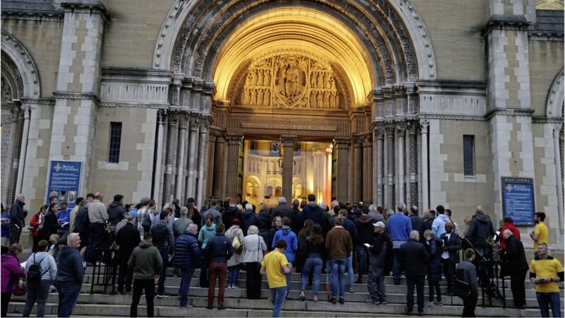 The &#39;For the Soul of the Nation&#39; prayer gathering was held in St Anne&#39;s Cathedral in Belfast on Tuesday. Picture by Hugh Russell 