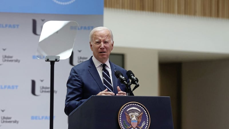 US President Joe Biden, in his keynote speech at Ulster University earlier this month, said scores of major American corporations want to come to Northern Ireland to invest 