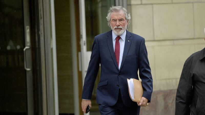 Gerry Adams has welcomed the apology from LMFM. Picture by Mark Marlow 