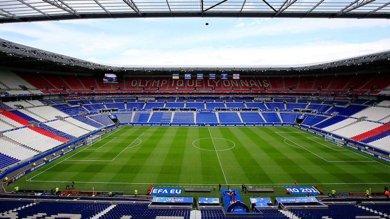 The pitch prior to Northern Ireland's UEFA Euro 2016, Group C match at the Parc Olympique Lyonnais, Lyon. Picture by Jonathan Brady, Press Association<br />&nbsp;