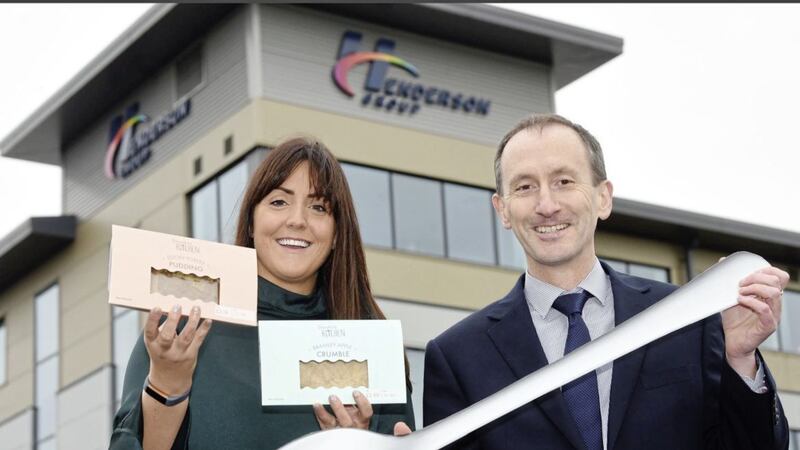 Five of Henderson Group&rsquo;s locally created own-brand desserts have received Great Taste Awards with two gaining two-star status, and three gaining one-star. Each of the products was created in collaboration with Henderson&rsquo;s Fresh Team and Davison&rsquo;s Puds in Portadown. Rachel Stoddart from Davidson&#39;s is pictured with Henderson&#39;s Eamon Taggart 