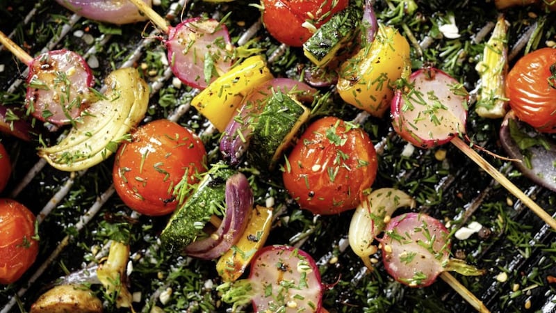Crack out the barbecue, no matter the weather &ndash; veggie skewers are a real taste of summer 