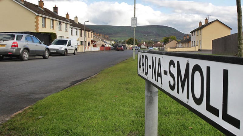 Ard-Na-Smoll in Dungiven where masked men fired several shots in the air after confronting a woman on Wednesday night. Picture: Margaret McLaughlin 
