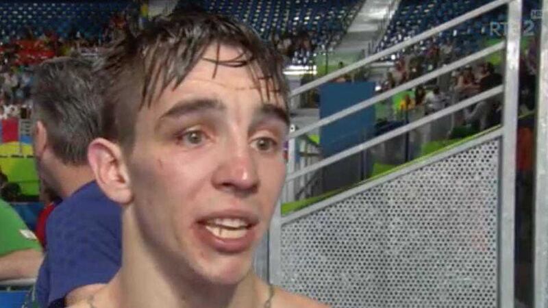 A disappointed Michael Conlan speaks to RT&Eacute; after his defeat in Rio on Tuesday 