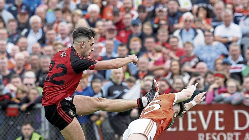 Ryan Johnston could feature in Down&#39;s Division Two clash against Cork on Sunday 