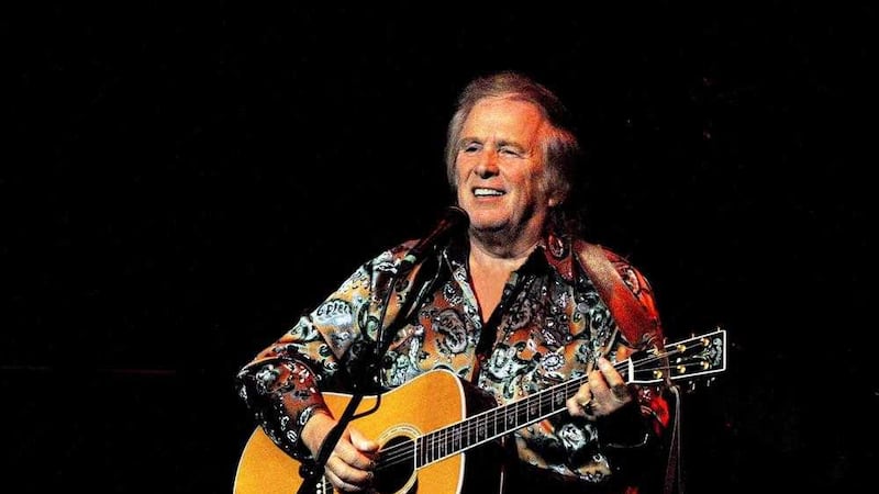 Don McLean plays at The Waterfront Hall in Belfast on Wednesday 