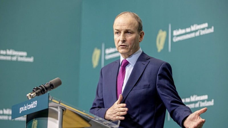 Taoiseach Miche&aacute;l Martin has said now is not the time to promote the cause of Irish unity. Julien Behal Photography/PA Wire 