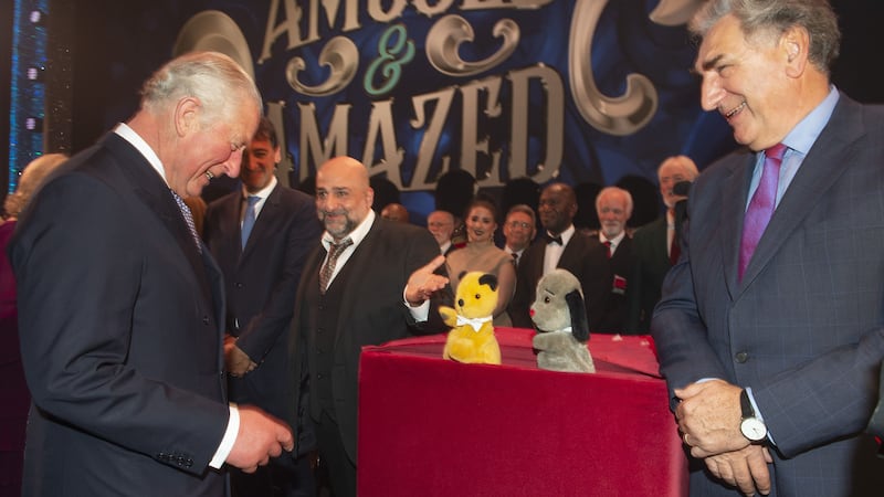 The puppet comic duo had Charles and Camilla in stitches.