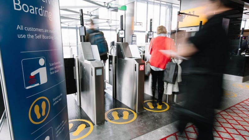 Passengers on domestic flights from Terminal 5 will soon be able to go entirely self-service through the airport thanks to the scanners.
