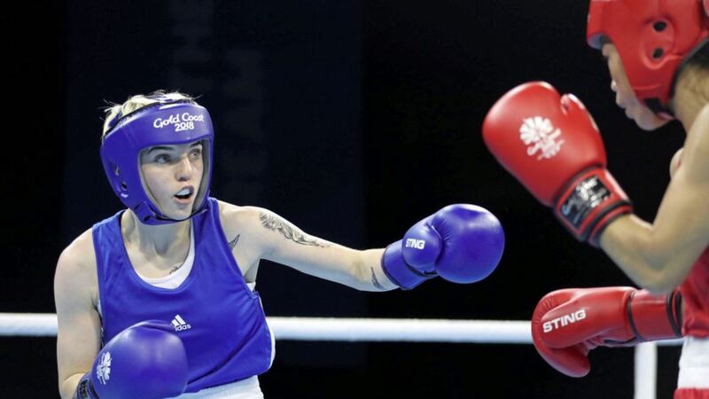 Kristina McCafferty is taking inspiration from former foe Mary Kom as she plots her boxing comeback. Kom defeated the Belfast woman in the light-fly final at the 2018 Commonwealth Games. Picture by PA 