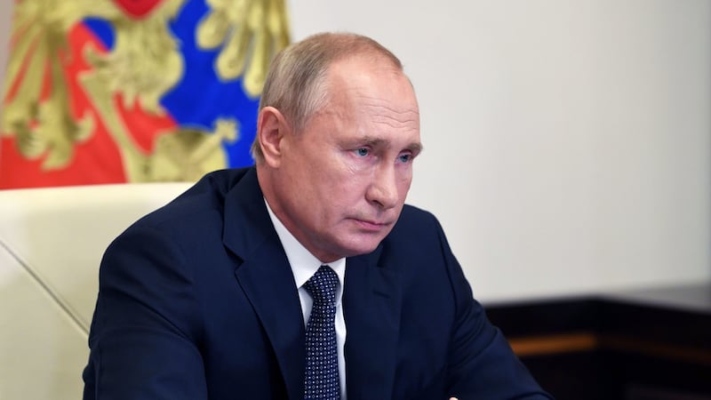 Russian President Vladimir Putin. Picture by Alexei Nikolsky, Sputnik, Kremlin Pool Photo via AP&nbsp;