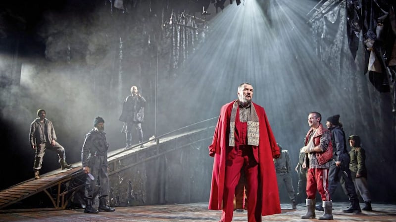 Michael Nardone as Macbeth in the National Theatre&#39;s new production 
