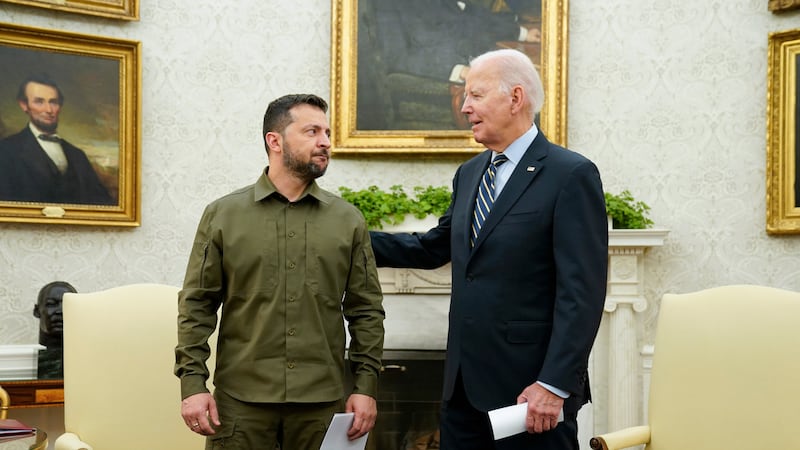 US President Joe Biden has invited Ukrainian President Volodymyr Zelensky to the White House on Tuesday (Evan Vucci/File/AP)
