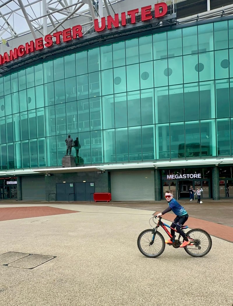 The cycle is to end at Old Trafford on May 5