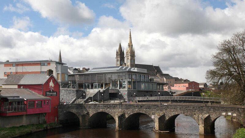 Omagh on the Strule River is in the heart of the West Tyrone constituency. Picture by Ann McManus 