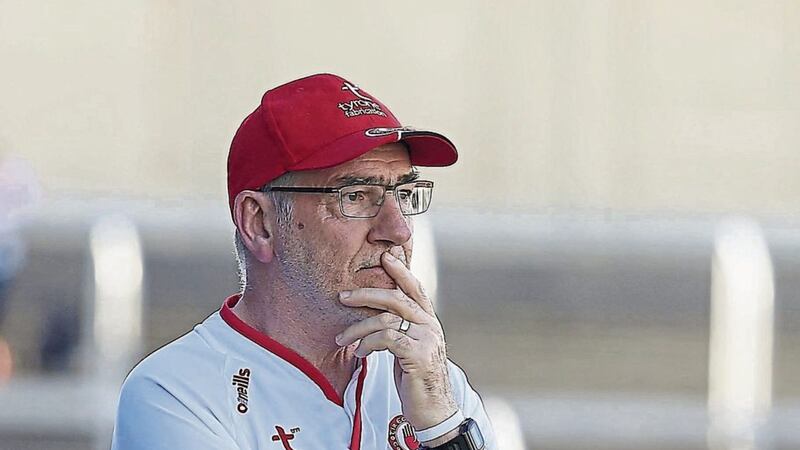 Tyrone manager Mickey Harte. 