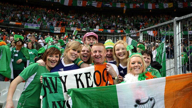 Republic of Ireland fans have applied in huge numbers for tickets for Euro 2016. Picture by Martin Rickett/PA Wire 