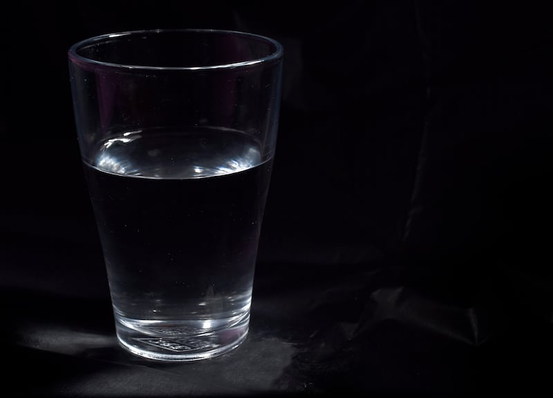 Glass. of water