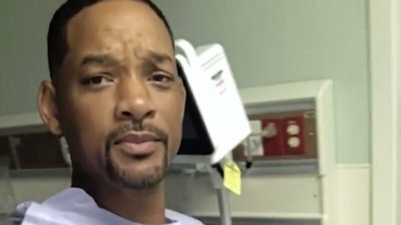 Actor Will Smith has pushed social media boundaries on Instagram after live-streaming his own colonoscopy in a bid to encourage more people to look after their own health. Picture: Will Smith Instagram 