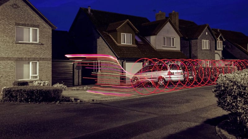 Virgin Media says up to 50,000 properties in Northern Ireland will be next to benefit from an ultra-fast broadband boost as part of its &pound;3bn investment programme Project Lightning. Photographer Andrew Whyte uses long exposure photography and a technique known as &ldquo;light-painting&rdquo; &ndash; moving red lights through the scene in view of the camera - to depict the ultra-fast broadband running through the streets of Bangor, where work has already begun. 
