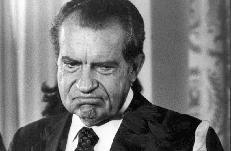 US President Richard Nixon 