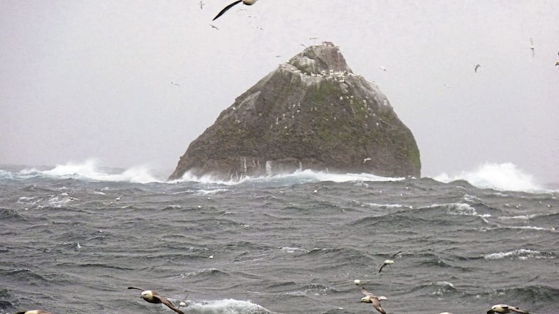 Rockall is an isolated Atlantic islet several hundred miles off the Donegal coast. Picture by SNH, Marine Scotland/Crown Copyright/Press Association 