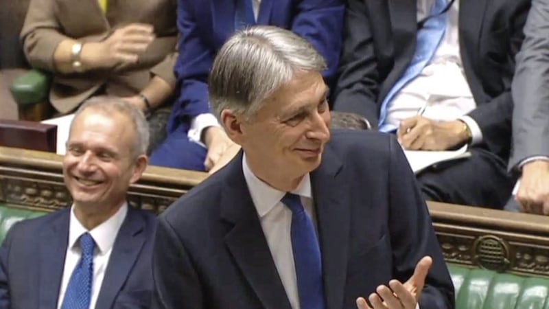 Chancellor Philip Hammond delivers his autumn statement in the House of Commons 