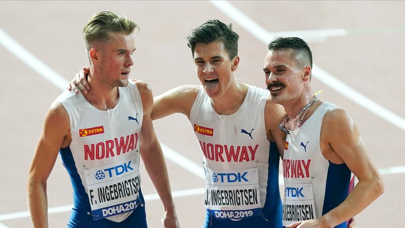 The father and former coach of Olympic champion runner Jakob Ingebrigtsen has been charged with abusing one of his other children, his lawyer said
