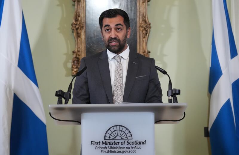 Humza Yousaf announced on Monday he is stepping down as Scotland’s First Minister – with the move coming just days after he ended the SNP’s powersharing deal with the Scottish Greens.