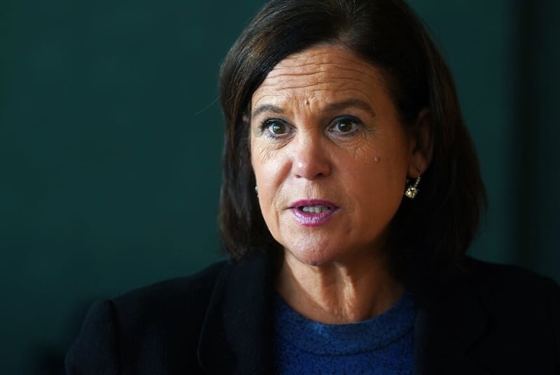 Sinn Féin leader Mary Lou McDonald. Picture by Brian Lawless/PA