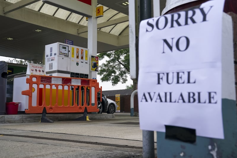 Many filling stations ran out of fuel in September 2021