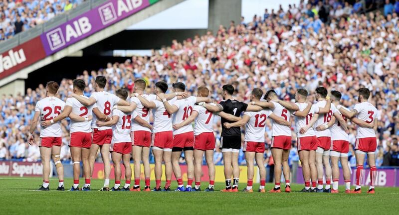 Tyrone started and finished well in Sunday's All-Ireland final but, in between, Dublin 'blue' them away <br />Picture by Philip Walsh