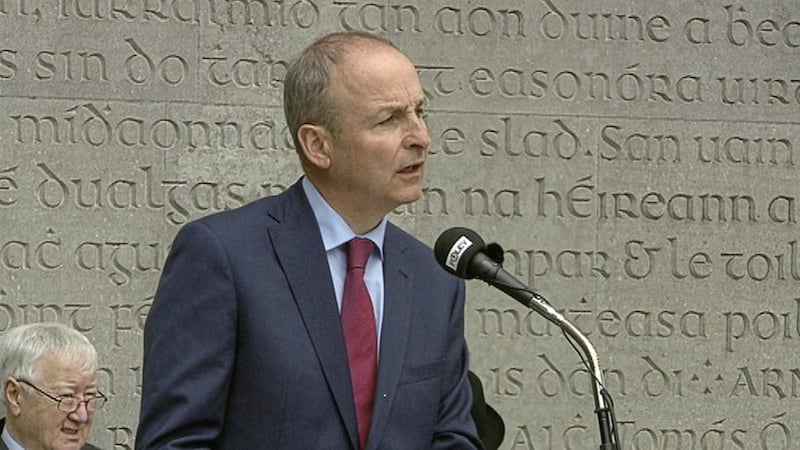 Fianna F&aacute;il leader Miche&aacute;l Martin made the comments at an Easter Rising commemoration in Dublin 
