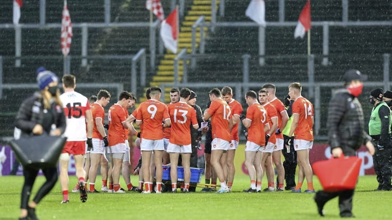 Armagh saw off Derry at Celtic Park in the Ulster Championship last year. Picture Margaret McLaughlin. 