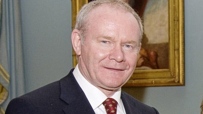 Former Sinn F&eacute;in deputy first minister Martin McGuinness 