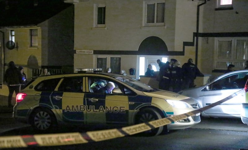 <span style="font-family: Arial, sans-serif; ">A man in his late twenties has been killed in a house on Glenbawn Avenue in Poleglass, west Belfast. Picture by Chris Scott, AMMG Media</span>