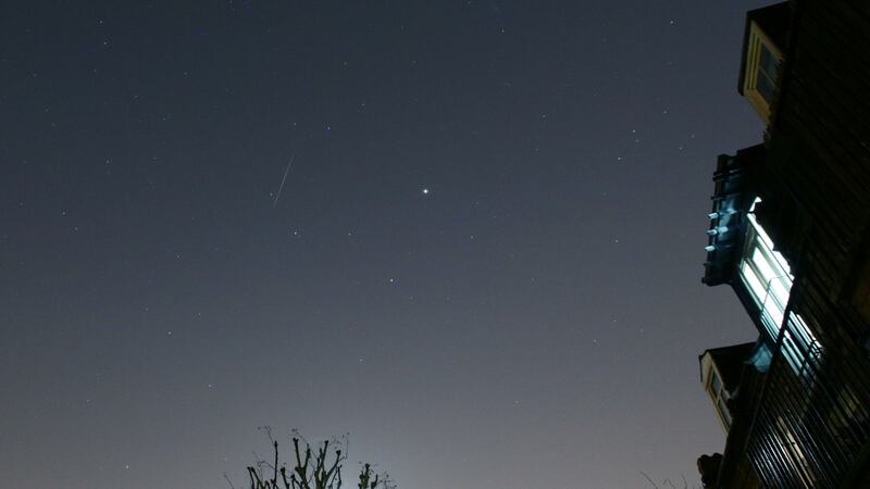 The Geminid meteors are streaking the sky with a variety of colour.