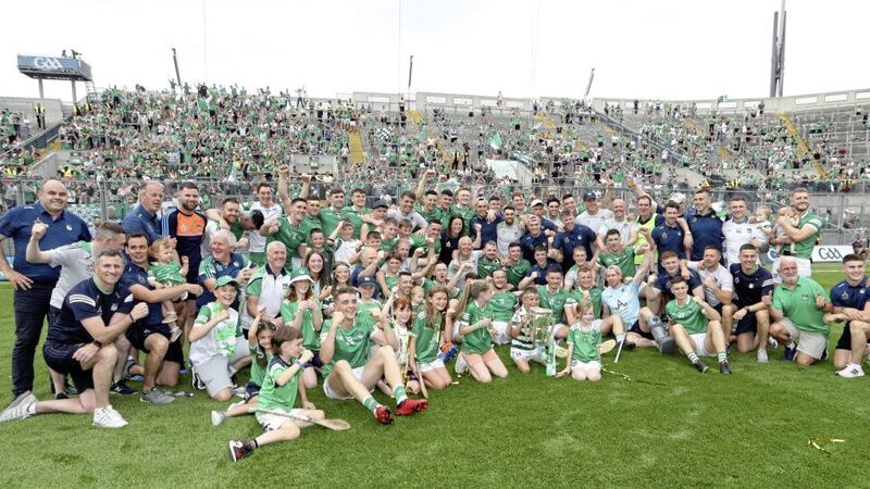 Limerick at the end of the GAA Hurling All-Ireland Senior Hurling Championship Final against Kilkenny. Pic Philip Walsh 