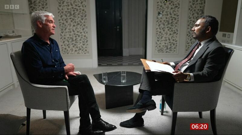 Phillip Schofield talks to Amol Rajan on the BBC