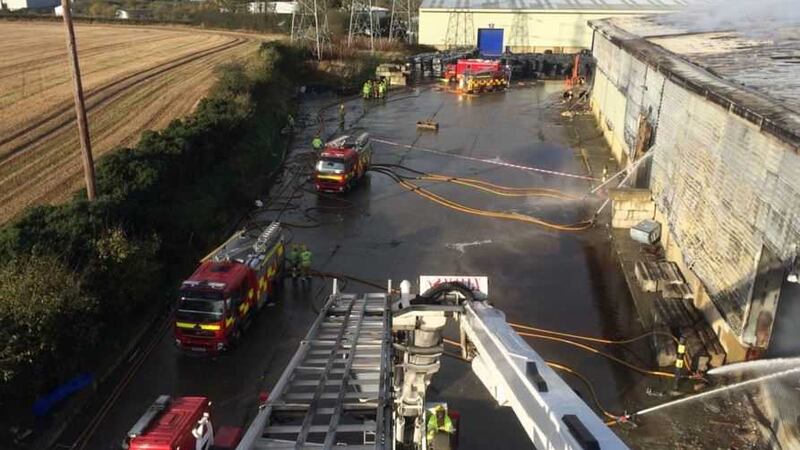 &nbsp;Preparations are underway to demolish the Maydown recycling plant after a major fire